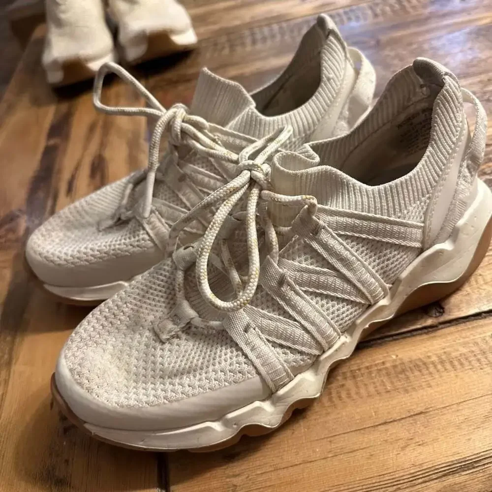 Madewell MWL Knit Trainer Sneakers White